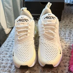 Nike Air Max Sneakers - Cream and Black